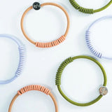 enamel disc three pack hairtie / bracelet