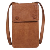halo leather crossbody