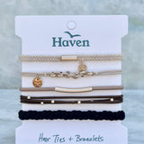 chicago traveler hair ties + bracelets