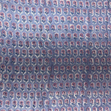 malin periwinkle block printed scarf
