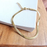 luxe herringbone bracelet