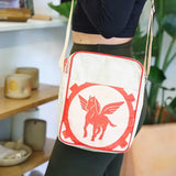 pegasus recycled crossbody bag