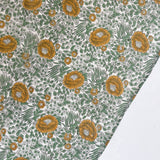 capri forest + mustard scarf