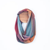 handwoven bamboo silky weave infinity scarf