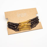 beaded color tube bracelets