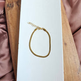luxe herringbone bracelet