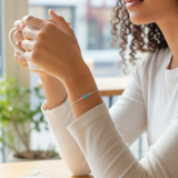 Adjustable Oval Turquoise Bracelet