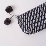 Pontis Navy Block Printed Makeup Pouch
