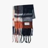 the stockholm scarf, 100% recycled, winter lagoon