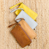 muse handcrafted leather wristlet