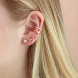 bow stud earrings