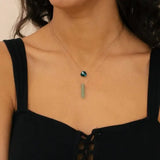 peacock blue soul shine necklace to dream