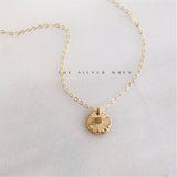 sun ray necklace