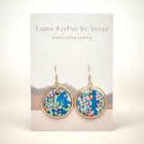 kelly circle dangle earrings