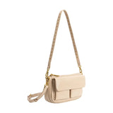 aria recycled vegan shoulder bag