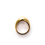 thick brass dome ring
