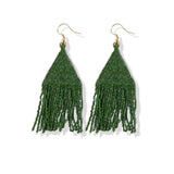 lexie beaded fringe earrings (various colors)