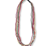 quinn mixed beaded necklace (various options)