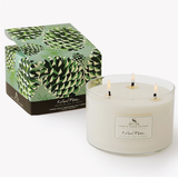 roland pine three wick soy candle