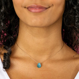 turquoise luxe cocktail necklace for friendship