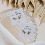 sun ray earrings