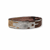 alex ombre beaded stretch bracelet (various colors)