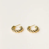 golden hoop twisted