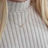 eye crystal charm necklace