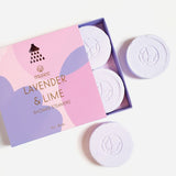 lavender + lime shower steamers