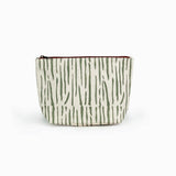 large waterproof pouch in oil green tiger print