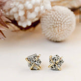 druzy prong studs (various colors)