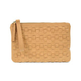 quinn woven convertible crossbody clutch
