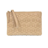 quinn woven convertible crossbody clutch