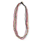 quinn mixed beaded necklace (various options)