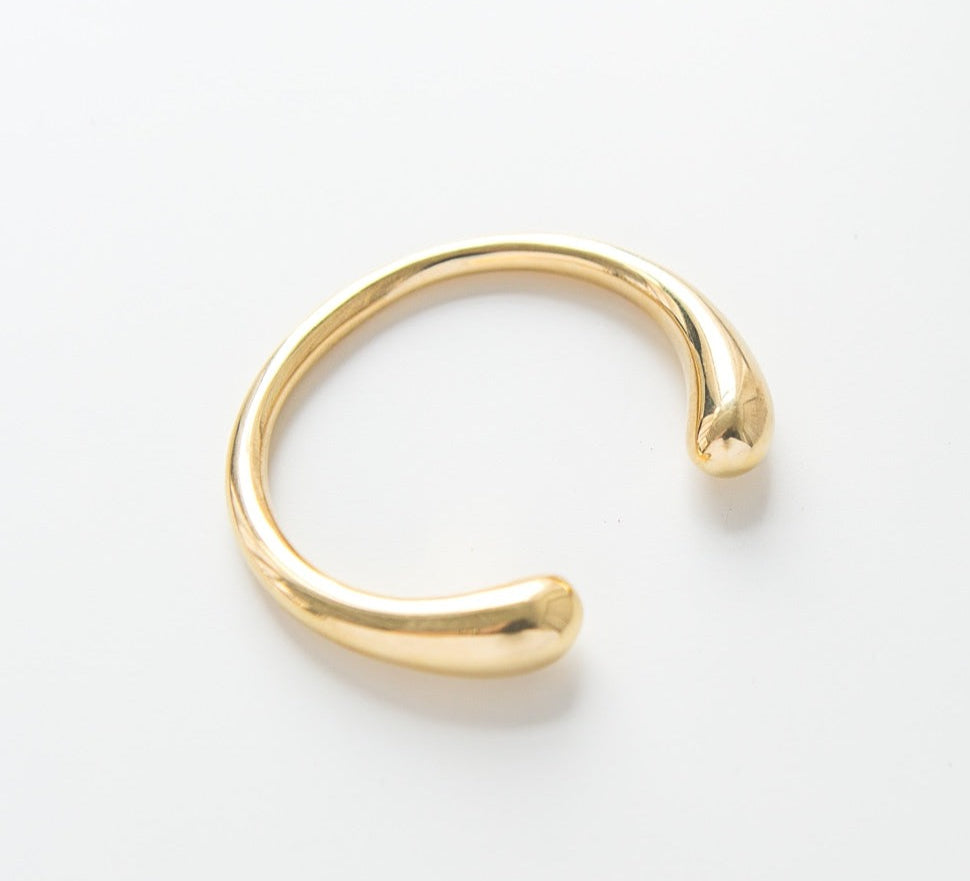 Adjustable Open Brass Bracelet 